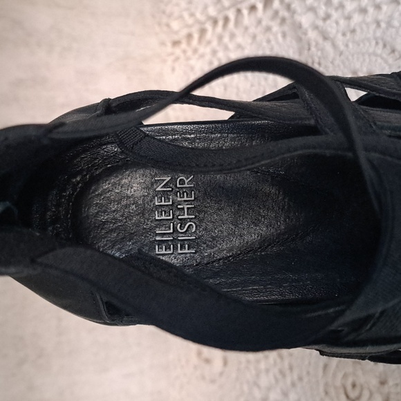 Eileen Fisher Gladiator Wedge - Picture 3 of 5